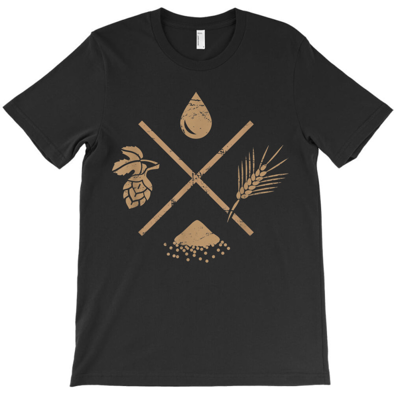 Water Barley Yeast Hops  Beer Homebrew T-shirt | Artistshot