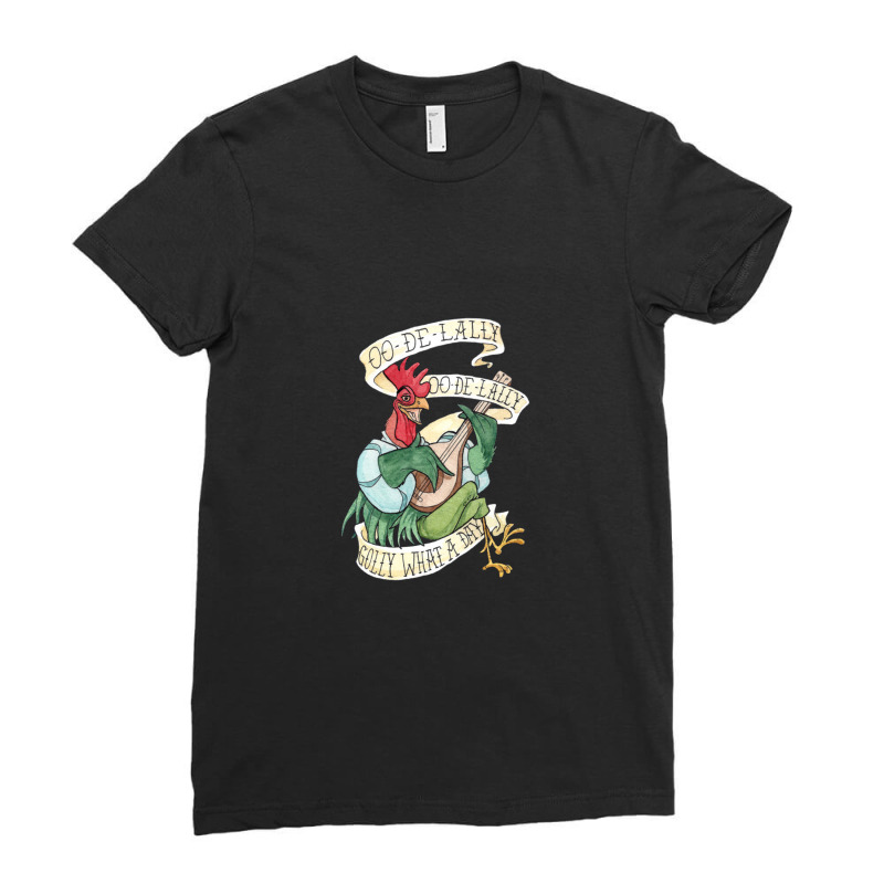 Alan A Dale   Oo De Lally Golly What A Day Roster Bard Robin Hood Ladies Fitted T-Shirt by giraffalove | Artistshot