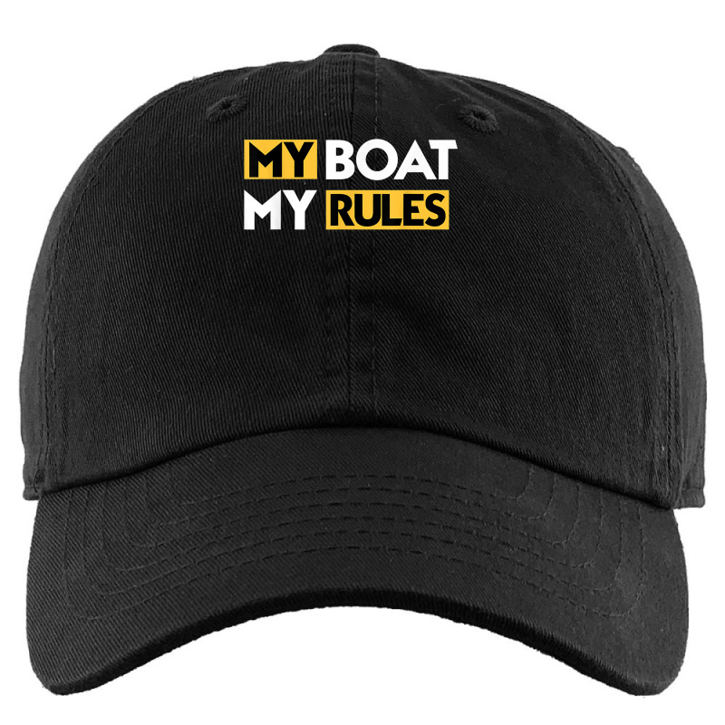 My Boat My Rules Sailboat Sail Boating Captain Sailing Yacht Kids Cap | Artistshot