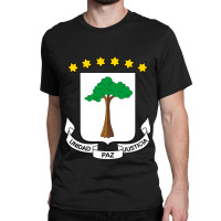 Coat Of Arms Of Equatorial Guinea Classic T-shirt | Artistshot