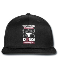 Capricorn Dog Lover Coffee Lover Horoscope Zodiac Sign Premium Printed Hat | Artistshot