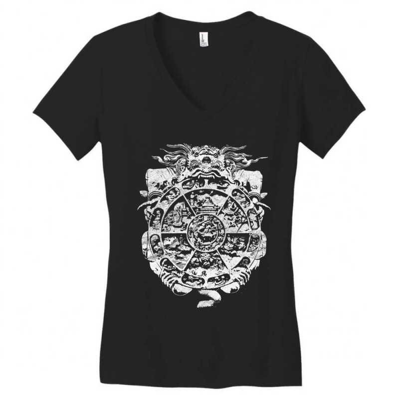 Samsara Women's V-Neck T-Shirt by LindaMarisa | Artistshot