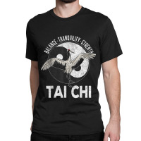 Tai Chi Yin Yang Crane Chinese Martial Arts Retro Vintage Classic T-shirt | Artistshot