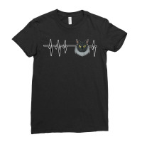 Cat Heartbeat I Cat Lover I Maine Coon Cat Ladies Fitted T-shirt | Artistshot