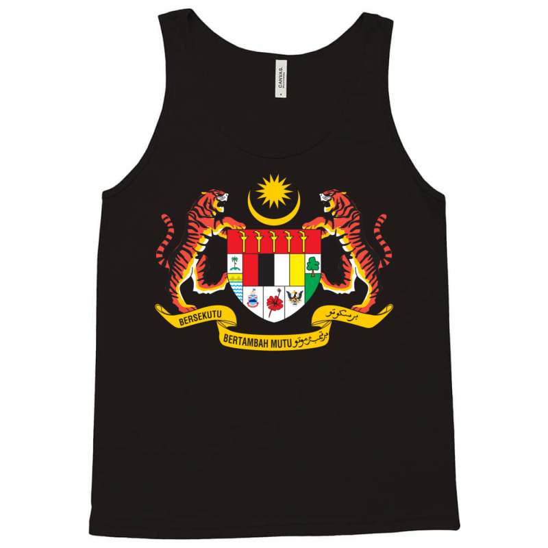 Coat Of Arms Of Malaysia Tank Top by SamaraMcCullou | Artistshot