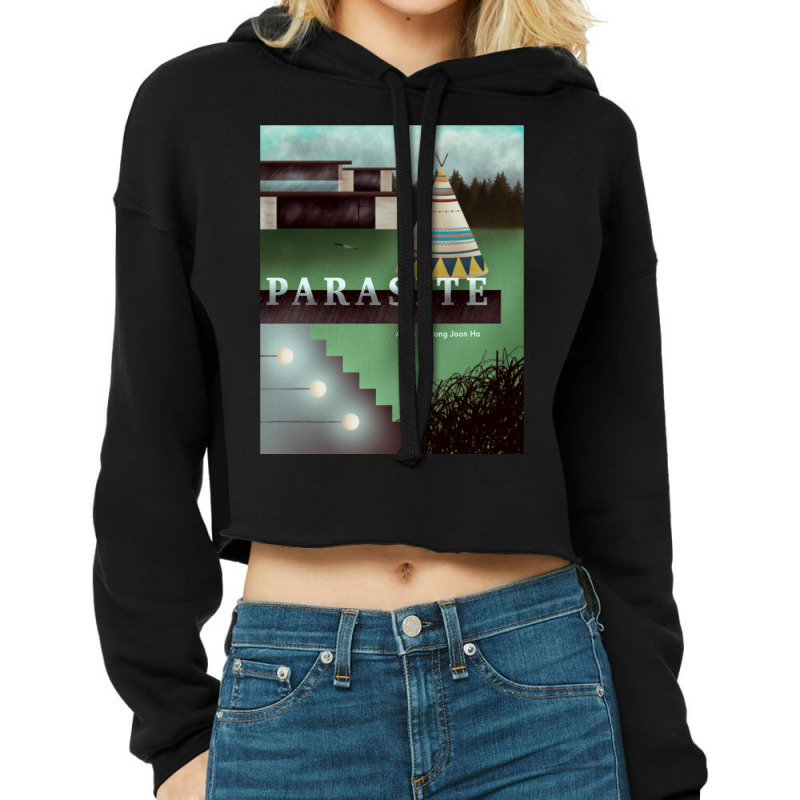 Parasite Cropped Hoodie by RubenGarcia | Artistshot