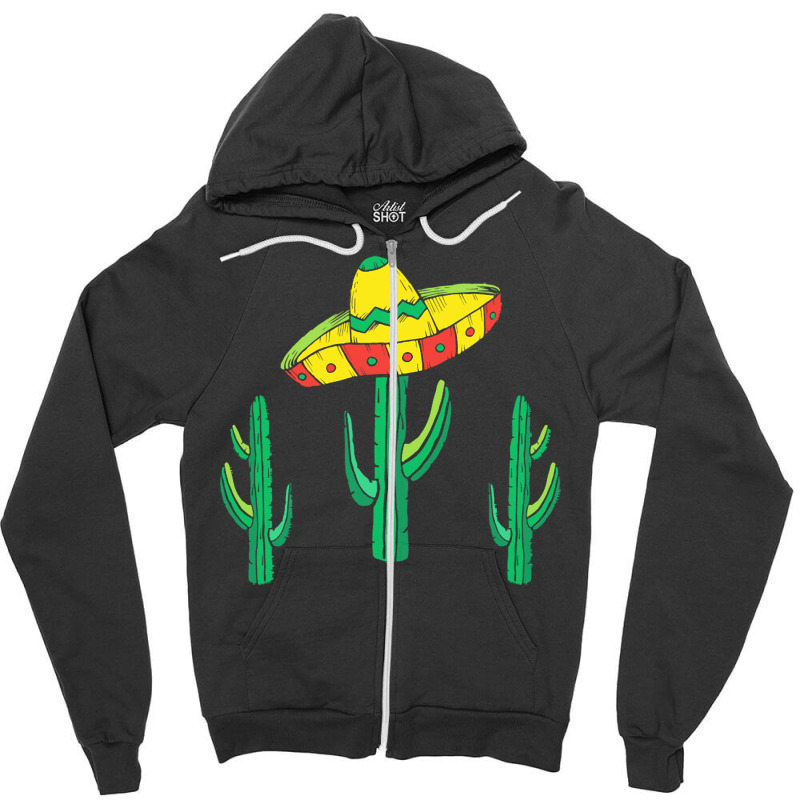 Cactus T  Shirt Mexican Sombrero Hat Cactus T  Shirt Zipper Hoodie | Artistshot