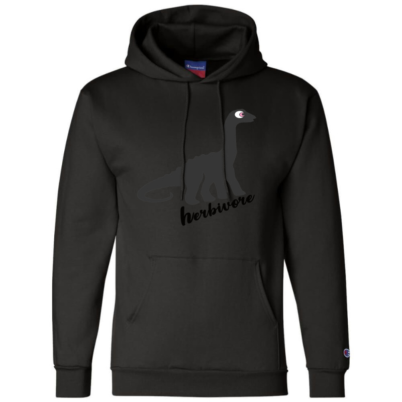 Herbibore (for Black) Champion Hoodie | Artistshot