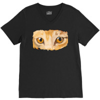 Cat Artworks T  Shirt Cat Eyes Painting T  Shirt V-neck Tee | Artistshot