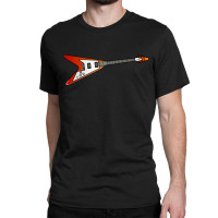 Electric Guitar Music Instrument Flying V Heavy Metal Classic T-shirt | Artistshot