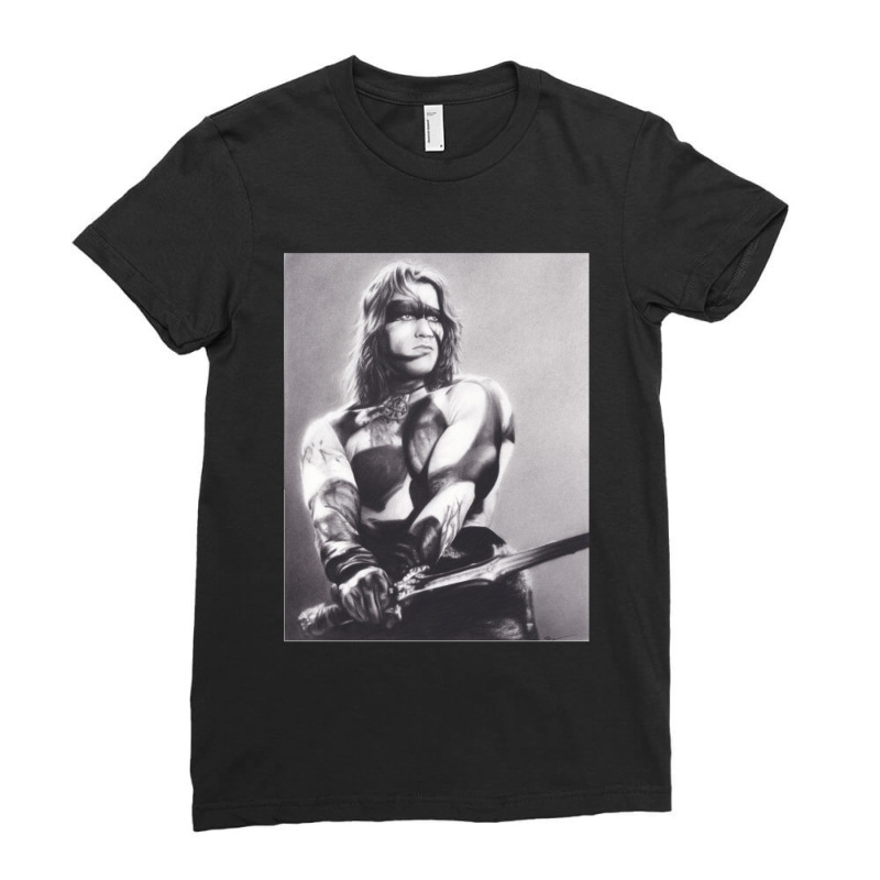 Conan The Barbarian Ladies Fitted T-Shirt by LaurenJonsrudBedell | Artistshot