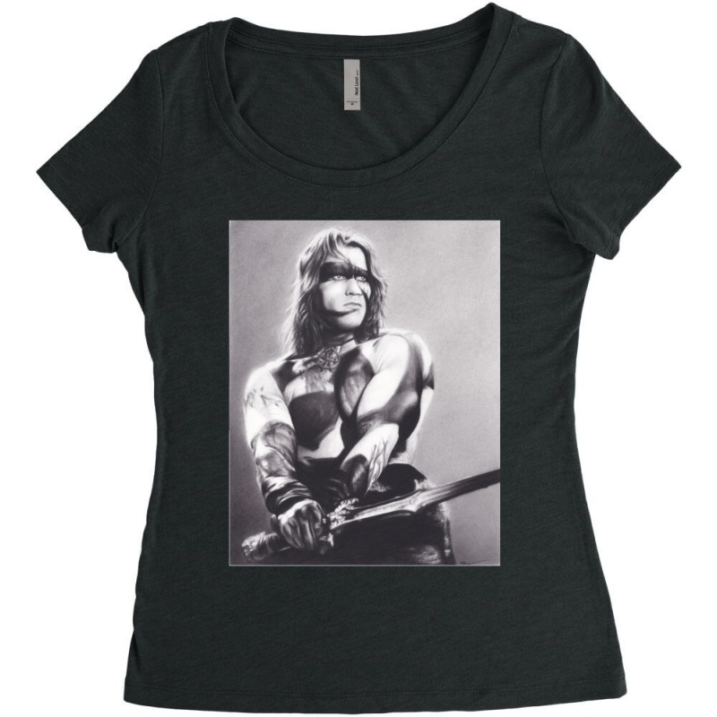 Conan The Barbarian Women's Triblend Scoop T-shirt by LaurenJonsrudBedell | Artistshot