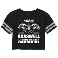 Team Braswell Lifetime Member Gifts Scorecard Crop Tee | Artistshot