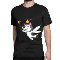 Fairy Siberian Husky Dog Mystical Pet Fairy Lover65.png Classic T-shirt | Artistshot