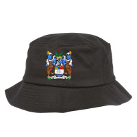 Coat Of Arms Of Auckland City New Zealand Bucket Hat | Artistshot