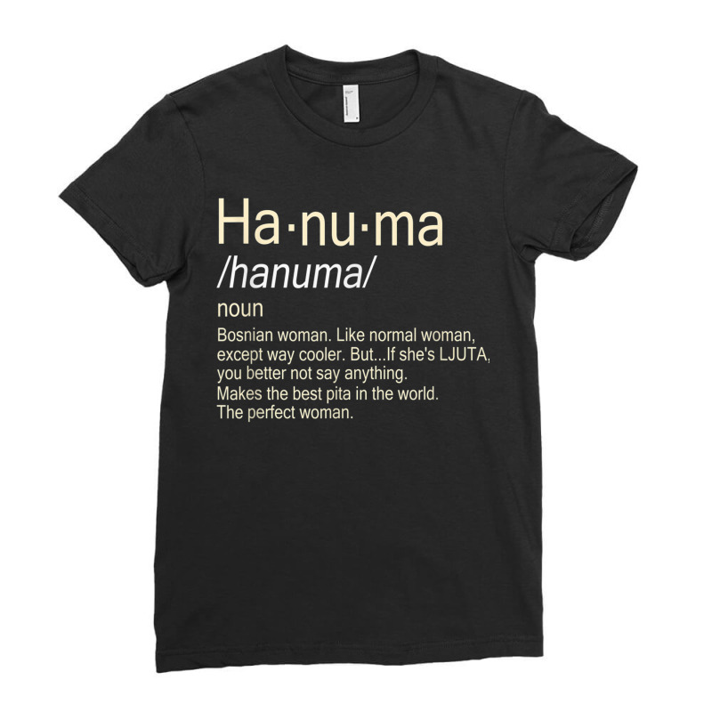 Hanuma Bosnian Woman Ladies Fitted T-Shirt by CaseVillarreal | Artistshot