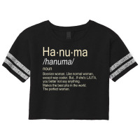 Hanuma Bosnian Woman Scorecard Crop Tee | Artistshot