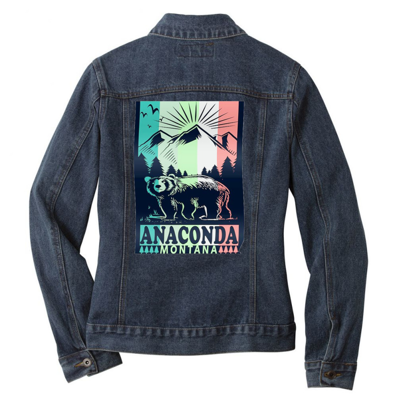 Anaconda Horror Movie Birthday Ladies Denim Jacket by BrendaJoMoore | Artistshot