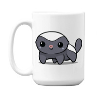 Chibi Kawaii Honey Badger Wildlife Ratel Animal Lover150.png 15 Oz Coffee Mug | Artistshot