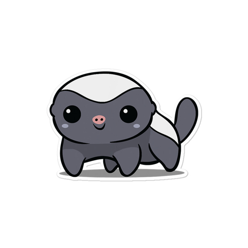 Chibi Kawaii Honey Badger Wildlife Ratel Animal Lover150.png Sticker | Artistshot