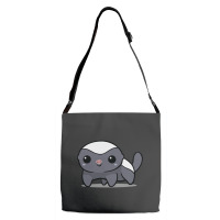 Chibi Kawaii Honey Badger Wildlife Ratel Animal Lover150.png Adjustable Strap Totes | Artistshot