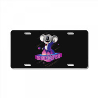 Sing 2 Buster Moon Retro Shooting Stars License Plate | Artistshot