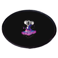 Sing 2 Buster Moon Retro Shooting Stars Oval Patch | Artistshot