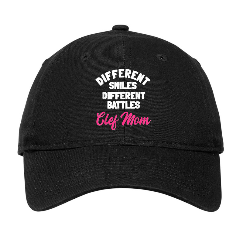 Cleft Lip Palate Strong Smile Pink Awareness Mother's Day Adjustable Cap by KENNETHLEETINSLEY | Artistshot