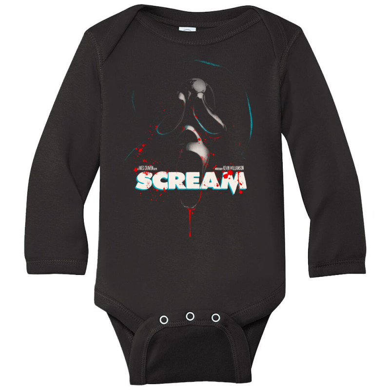 Scream 3 Long Sleeve Baby Bodysuit by AllenSCrowley | Artistshot