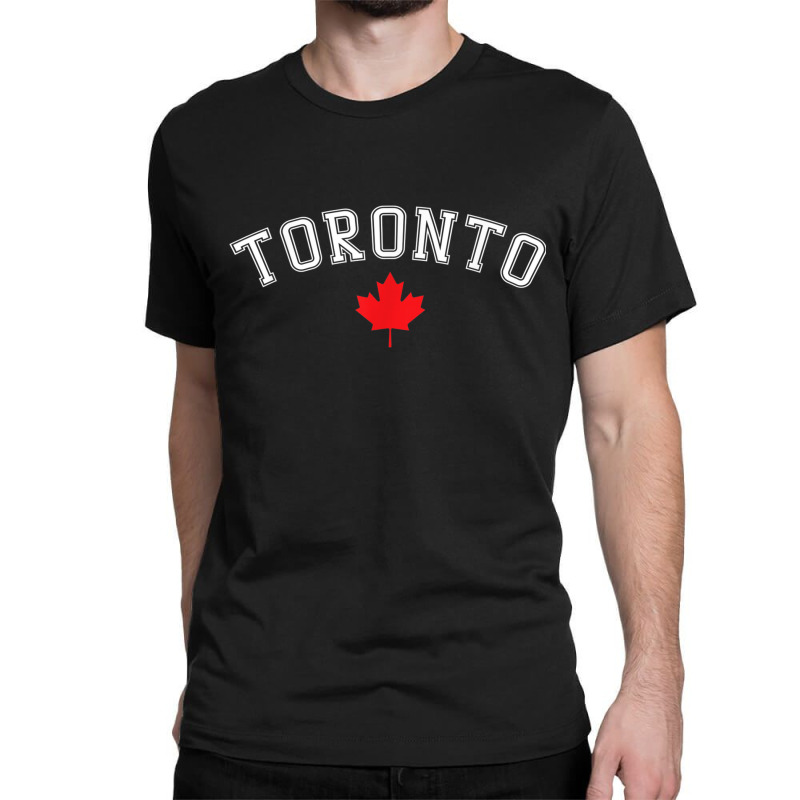 Toronto Canada Canadian Flag Classic T-shirt by RomanMikolyants | Artistshot