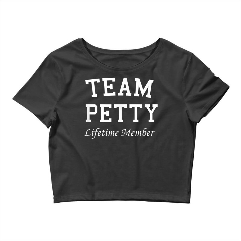 Team Petty Lifetime Member Crop Top by ValentinoHoover | Artistshot