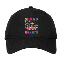 Squad Of The Birthday Ringmaster Kids Circus Birthday Party Adjustable Cap | Artistshot