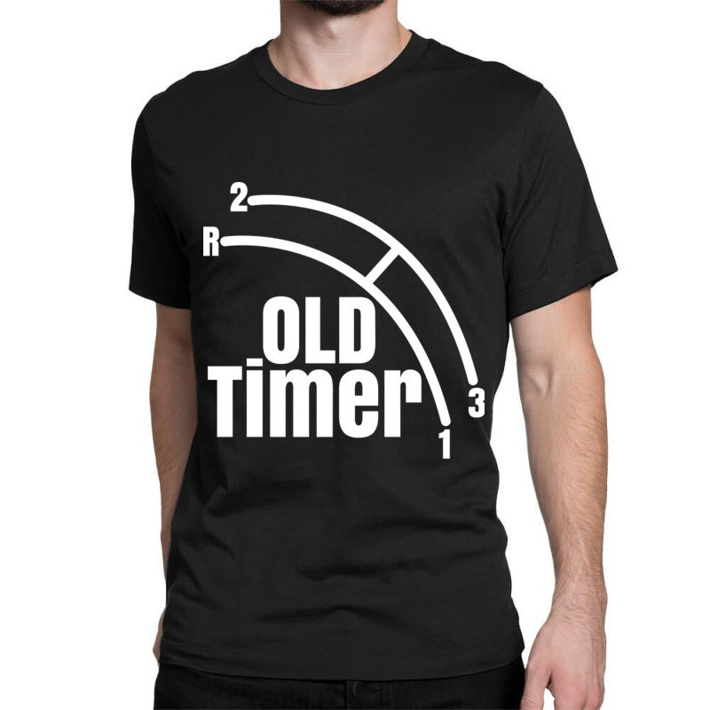 Funny Old Timer Car Truck Manual Column Shift Three Speed Classic T-shirt by MernaPutney | Artistshot