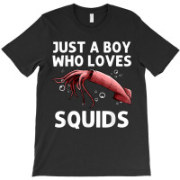 Squid Gift For Boys Men Giant Squid Seafood Calamari Lovers T-shirt | Artistshot