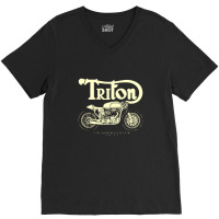 Triton Caferacer V-neck Tee | Artistshot