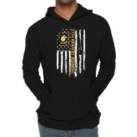 27th Infantry Regiment American Flag Lightweight Hoodie | Artistshot