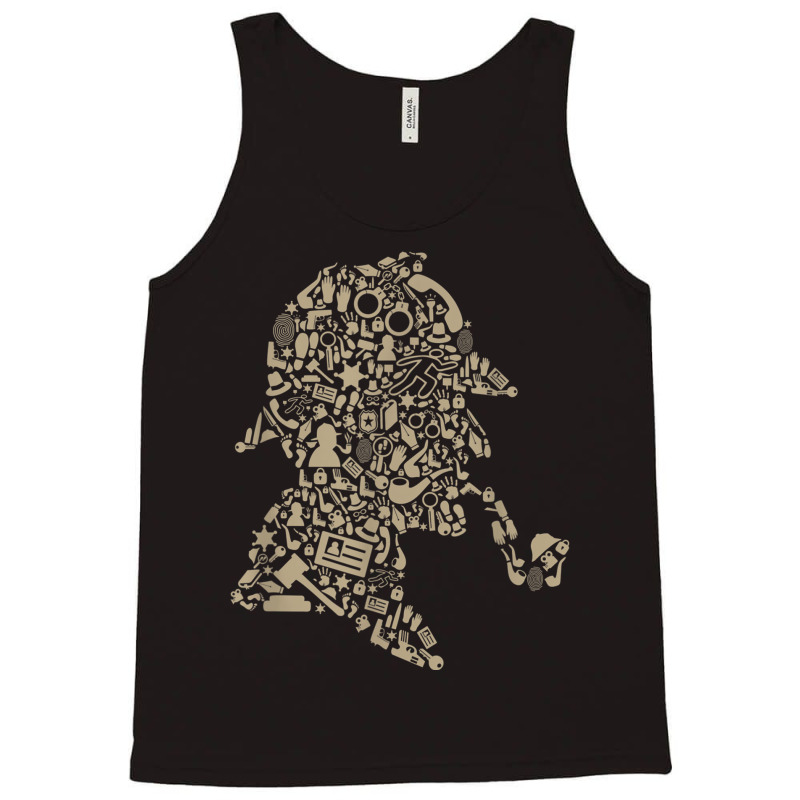 Sherlock Holmes Uk Detective Novel Retro British Tee Tank Top by JohannaMay | Artistshot