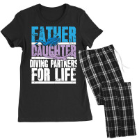 Diver Scuba Dad And Daughter Diving Partners For Life 33 Diving Deeper Women's Pajamas Set | Artistshot