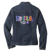 Radiology Be Rad Today Skull Funny Radiologist Gifts Ladies Denim Jacket | Artistshot