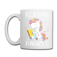 Reading Is Magical Book Lover Unicorn English Teacher Girls Coffee Mug | Artistshot