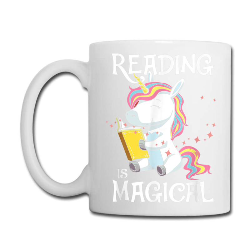 Reading Is Magical Book Lover Unicorn English Teacher Girls Coffee Mug | Artistshot