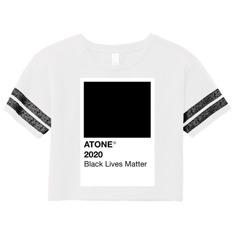 Blm Atone Scorecard Crop Tee by GuadalupeDorothy | Artistshot