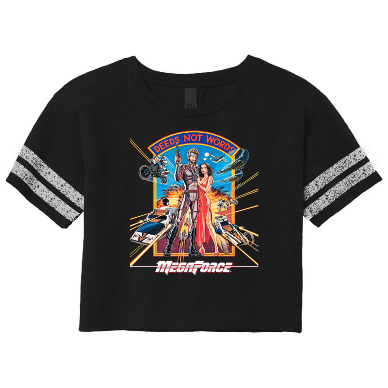 Megaforce (1982) Scorecard Crop Tee by DebraAnnKnapp | Artistshot