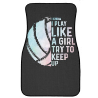 Volleyball Sport Lover Funny Volleyball Design Girls Women Youth Teen  Front Car Mat | Artistshot