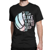 Volleyball Sport Lover Funny Volleyball Design Girls Women Youth Teen  Classic T-shirt | Artistshot