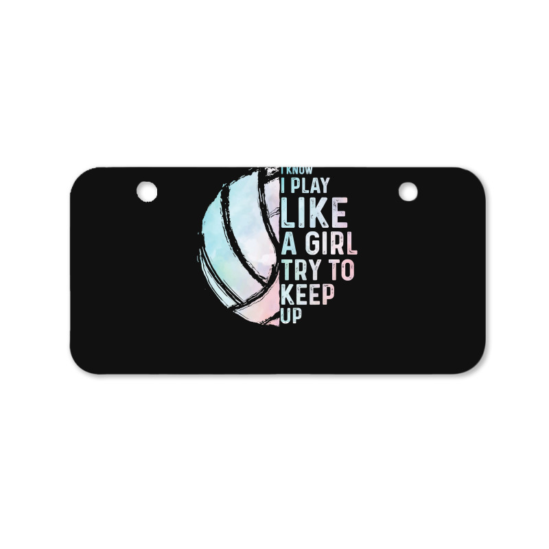 Volleyball Sport Lover Funny Volleyball Design Girls Women Youth Teen  Bicycle License Plate | Artistshot