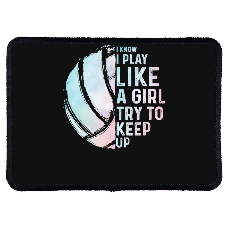 Volleyball Sport Lover Funny Volleyball Design Girls Women Youth Teen  Rectangle Patch | Artistshot