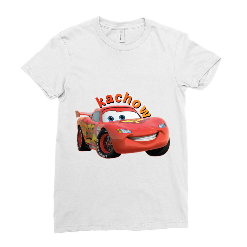 Kachow Sticker Ladies Fitted T-Shirt by JESSICAALLEN | Artistshot