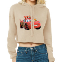 Kachow Sticker Cropped Hoodie | Artistshot