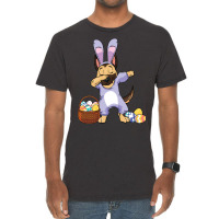 German Shepherd K9 Dog Dabbing Easter Bunny German Shepherd Girls Paw  Vintage T-shirt | Artistshot